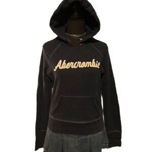 navy blue Abercrombie pullover hoodie